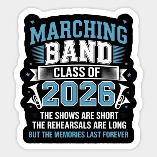 Senior 2026 Marching Band Class of 2026 Sticker